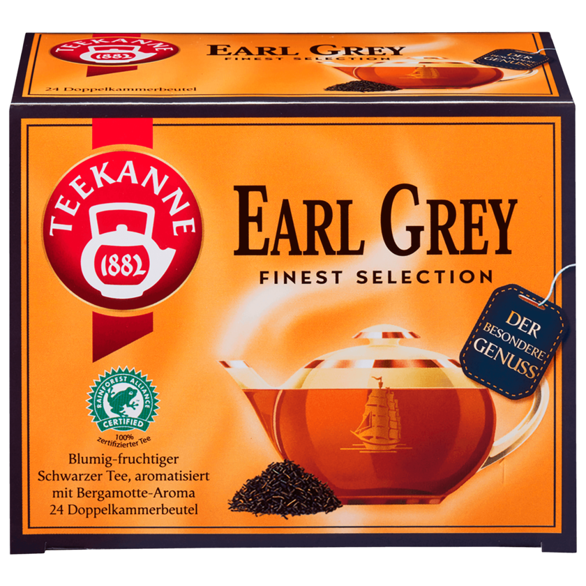 Teekanne Earl Grey 54g, 24 Beutel